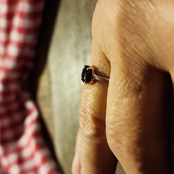Brown sapphire ring - Picture 5 of 5